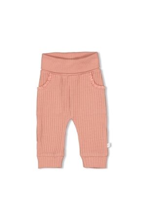 Feetje Broek ajour rib - Morning Sun 150 Roze
