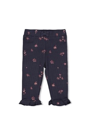 Feetje Legging rib AOP - Swanlake 010 Marine