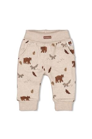 Feetje Broek AOP - Wild World 730 Taupe melange