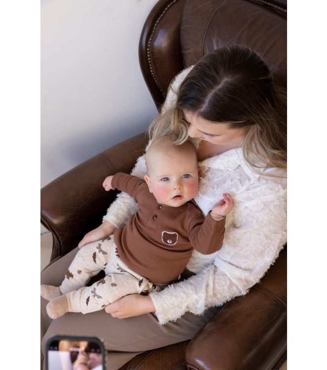 Feetje broeken 730 Taupe melange 52202422