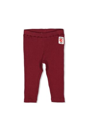 Feetje Legging rib - Queen of Hearts 130 Bordeaux