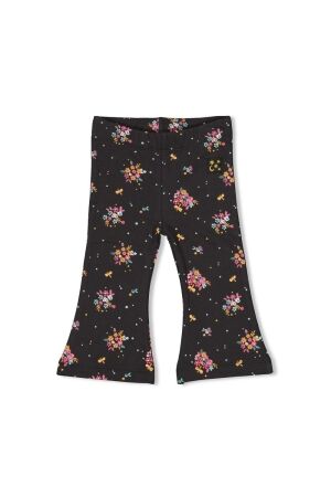Feetje Flare broek AOP - Shine Bright 750 Antraciet