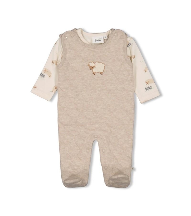 Feetje boxpakjes & rompers 730 Taupe melange 52500236