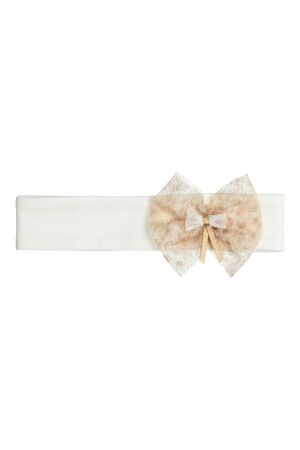 Gymp Haarband Joelly Off White - Gold