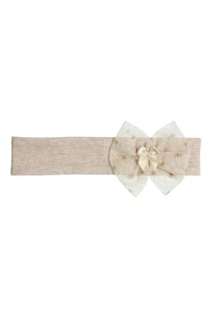 Gymp Haarband Tiara Beige - Gold