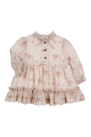 Gymp Jurk Otilie Beige - Rose