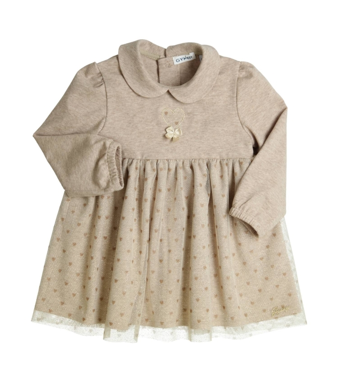 Gymp jurken Beige - Gold 470-5626-10