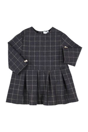 Gymp Jurk Ruth Anthracite - Gold