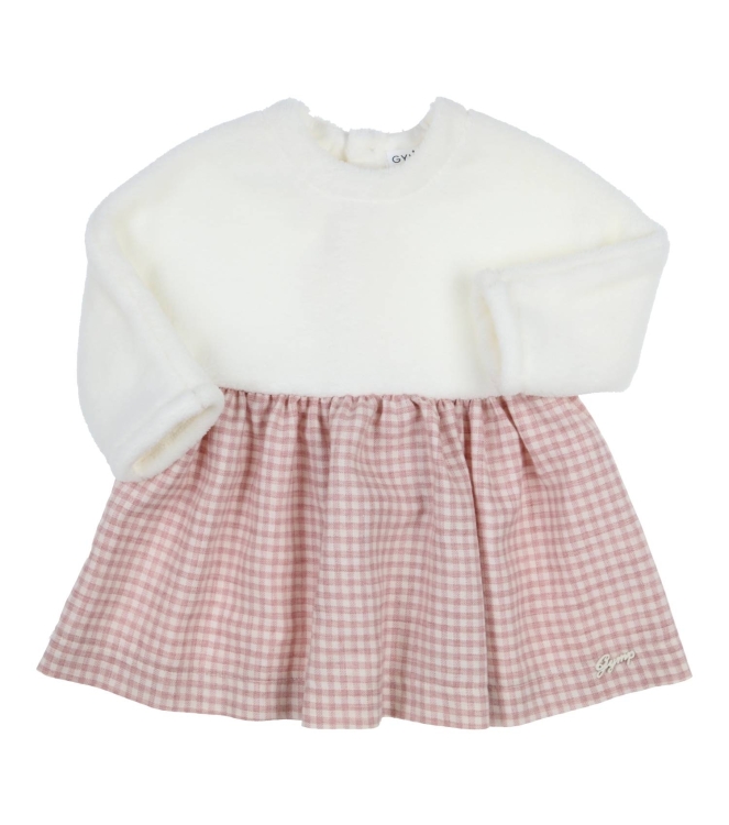 Gymp jurken Old Rose - Off White 470-5664-10