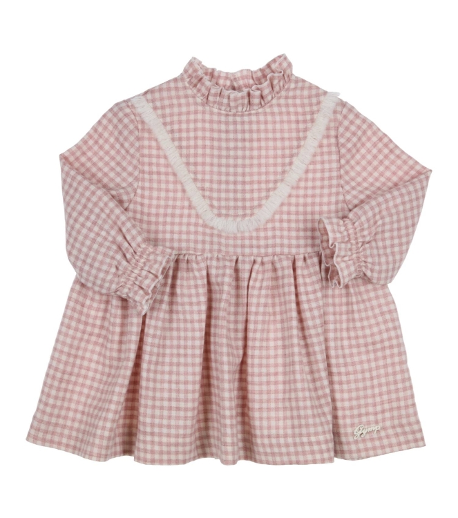Gymp jurken Old Rose - Off White 470-5666-10