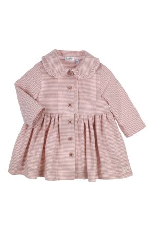 Gymp Jurk Carly Old Rose - Off White