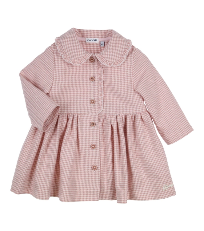Gymp jurken Old Rose - Off White 470-5686-10