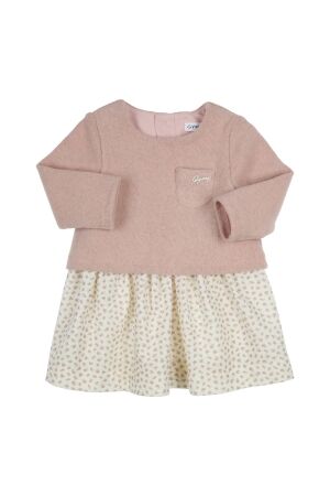 Gymp Jurk Irena Off White - Old Rose