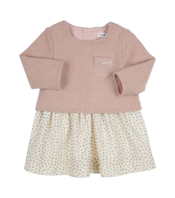 Gymp jurken Off White - Old Rose 470-5859-10