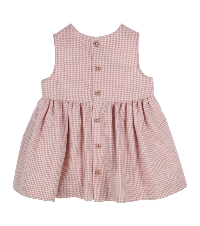 Gymp jurken Old Rose - Off White 471-5616-10