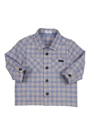 Gymp Overhemd Menzo Blue - Beige
