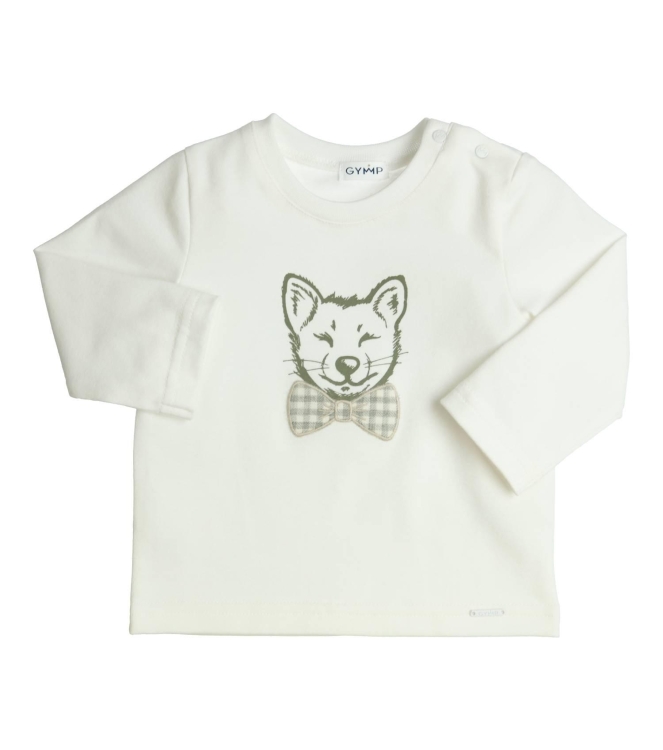 Gymp shirts Off White - Green 352-5670-20