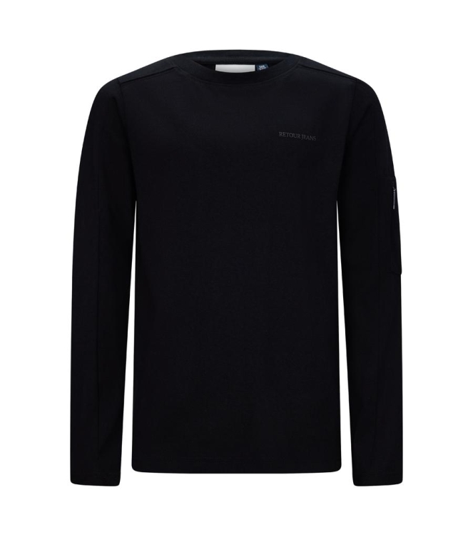 Retour Jeans shirts 9000 black RJB-053-205