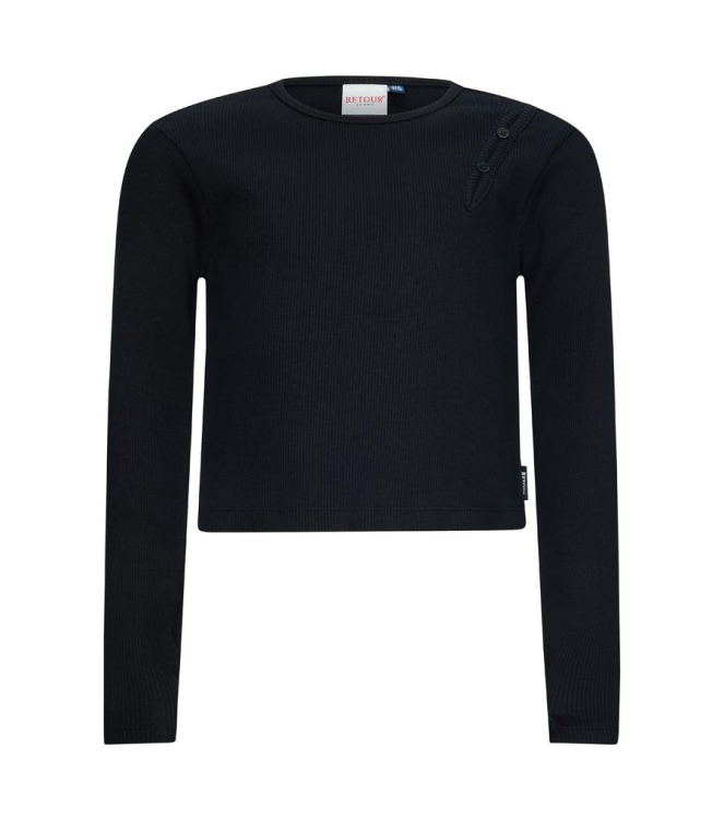 Retour Jeans shirts 9000 black RJG-053-206