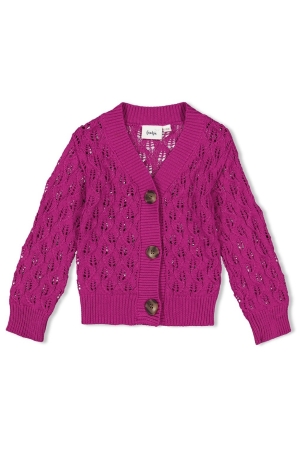 Feetje Forest Fancy - Vestje gebreid 160 Cerise