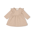 Feetje jurken 730 Taupe melange 51400501