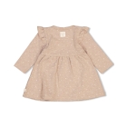 Feetje jurken 730 Taupe melange 51400501