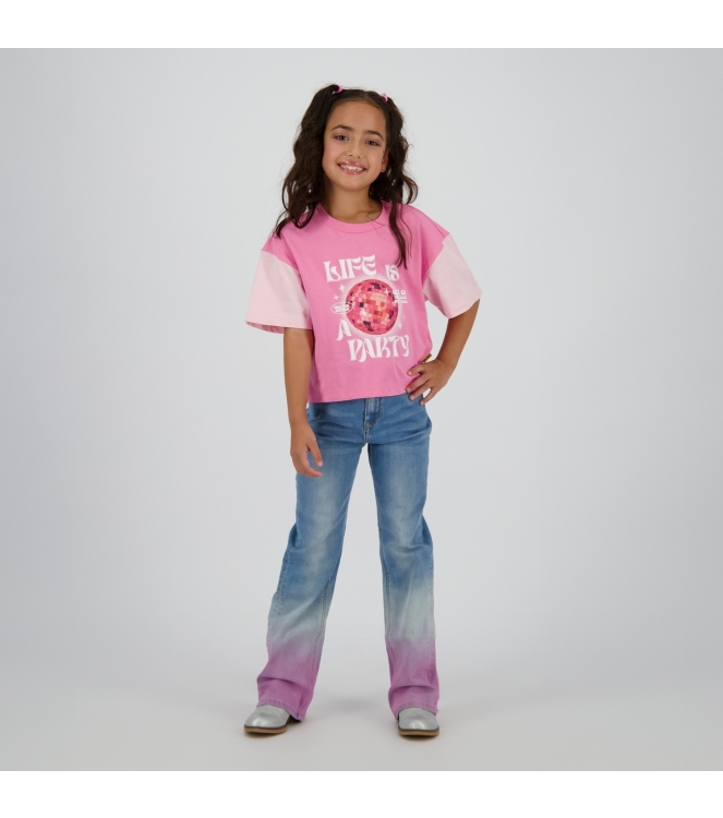 Vingino shirts 1244 Shimmer pink EF25KG300019