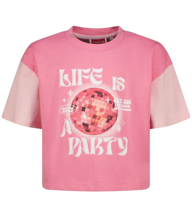 Vingino shirts 1244 Shimmer pink EF25KG300019