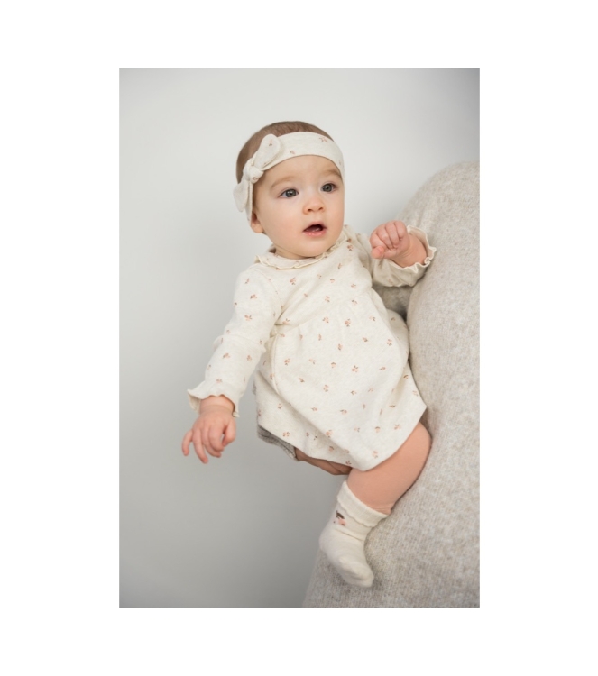 Feetje jurken 610 Offwhite melange 51400518