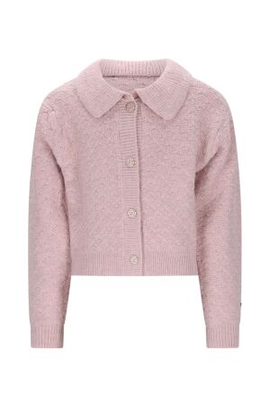 Le Chic Omsky Gebreid Vest 255 Sweet Cerise