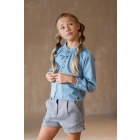 Like Flo blouses 181 lt denim F508-5101