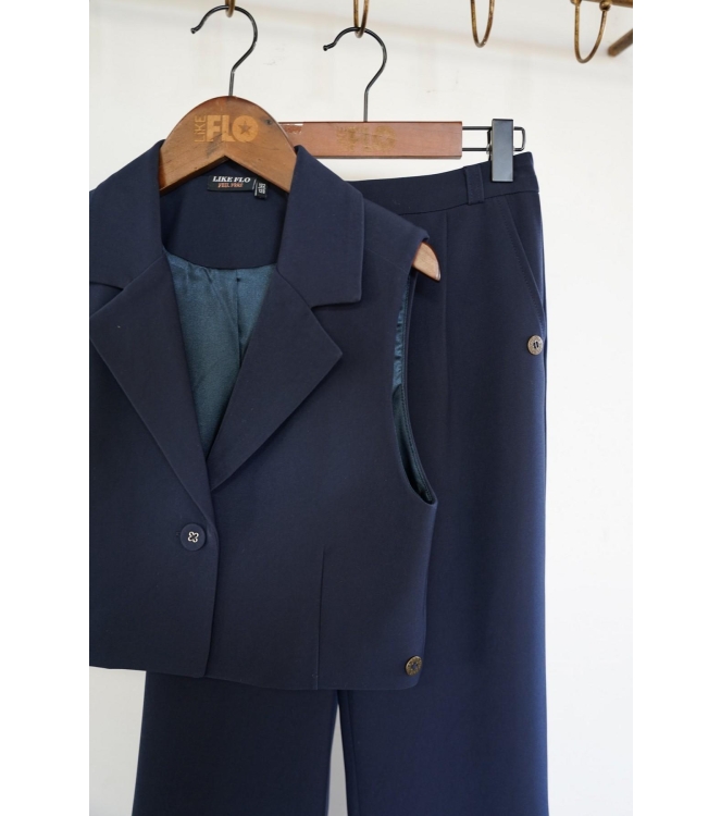 Like Flo broeken 190 Navy F508-5605