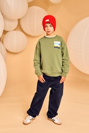 AO76 truien & vesten 000494 - earth green 225-2110-304