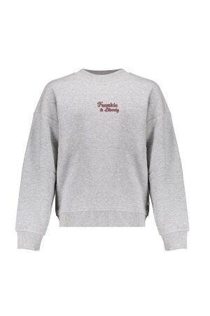 Frankie & Liberty Tamsa Sweater Red Bagel 13.1 Grey Melange