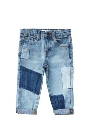 Your Wishes Jeans Patchwork 720 Denim Blue