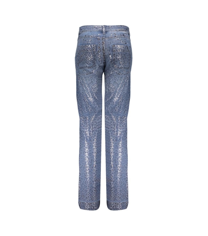 Geisha broeken 000810 - blue denim printed coated 51546K-10