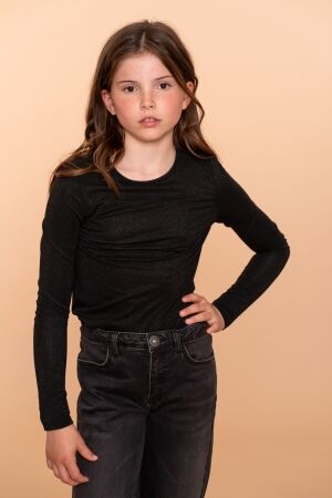 Geisha Top turtle sparkle 000999 - black