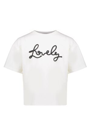 Geisha T-shirt lovely 000010 - off-white/black