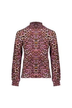 Geisha Top pink panter 000445 - fuchsia/black