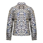 Geisha blouses 000735 - camel/blue/black 53666K-20