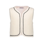 Geisha blazers & gilets 000010 - off-white/tape dark brown zigzag 55541K-19