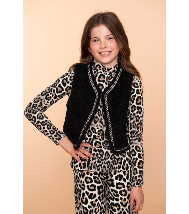 Geisha blazers & gilets 000999 - black/tape black zigzag 55541K-19