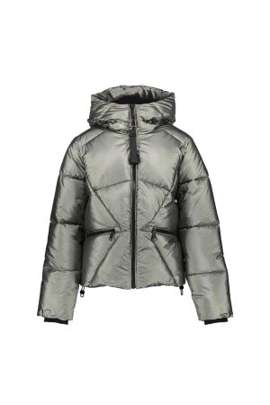 Geisha Jacket metallic boxy 000003 - soft green metallic