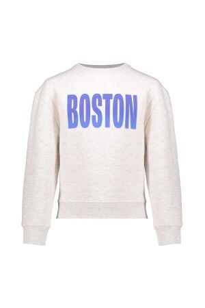 Geisha Sweater Boston 000715 - beige melange/blue