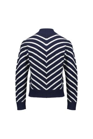 Geisha Pullover stripes turtle 000675 - navy/off-white