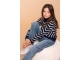 Geisha truien 000675 - navy/off-white 54504K-10