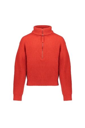 Geisha Pullover zipper 000450 - red
