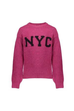 Geisha Pullover NYC 000445 - fuchsia/black