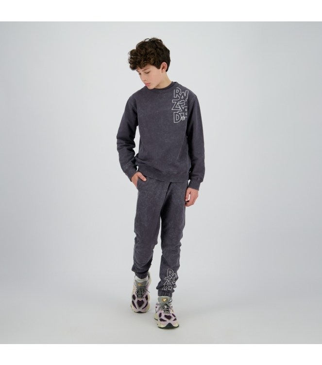 Raizzed truien & vesten 1653 Grey black R225KB340113-1653
