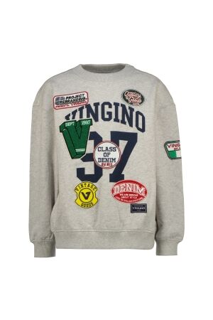 Vingino truien & vesten 1325 Fearless grey melee AW25KB340146-1325